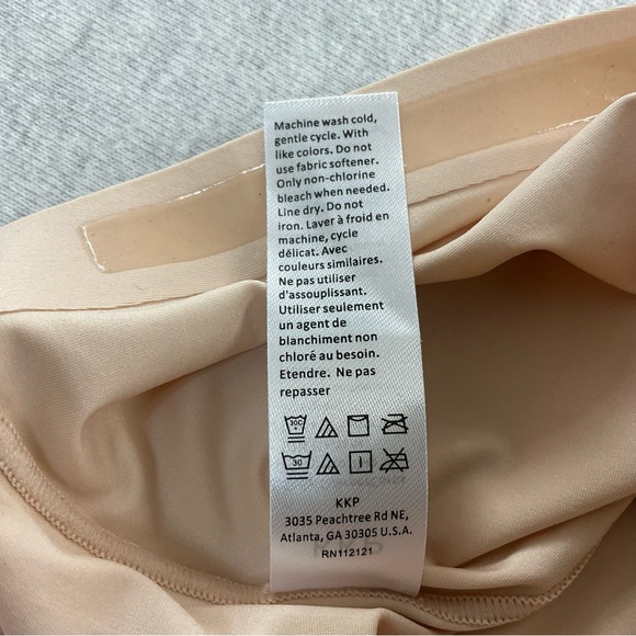 KKP TUMMY CONTROL HIGH WAISTED MID-THIGH WOMEN’S SHAPEWEAR SIZE: SMALL / CREAM - Picture 7 of 10